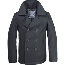 Brandit Pea Coat Nero XS-7XL