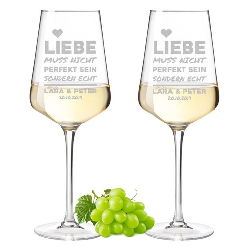Set bicchieri vino - 2, da