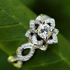 Anello donna 2,80 carati tondo