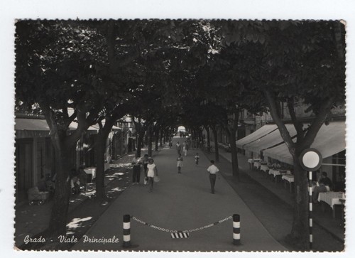 Grado gorizia cartolina viale - grado,