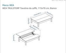 Tavolino Trulstorp bianco Ikea