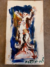 dipinto olio su cartone 36/21