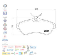 PASTIGLIE FRENO ANTERIORI