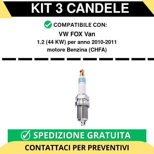 Kit candele per - kit, vw