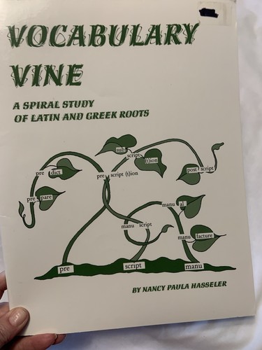 Vocabulary vine spiral - vine:, a