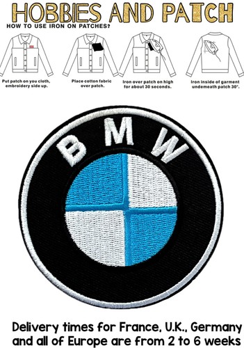 Patch bmw car - logo, iron