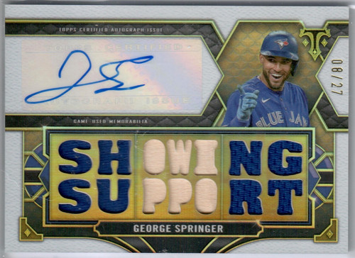 George springer 2022 topps - george,