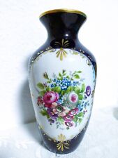 Vaso Limoges blu cobalto