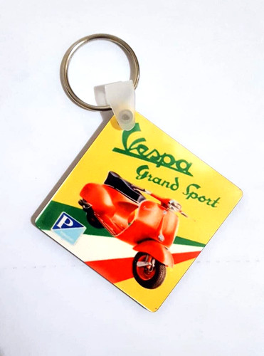 Portachiavi moto vespa - moto, rossa