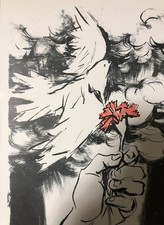 Renato Guttuso vintage tecnica