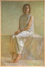 Rodolfo Meli olio su tela