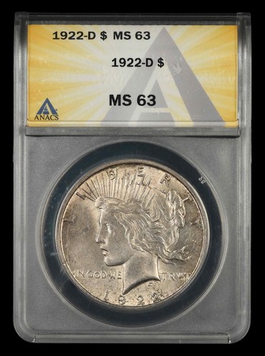 1922 anacs ms63 - $1,