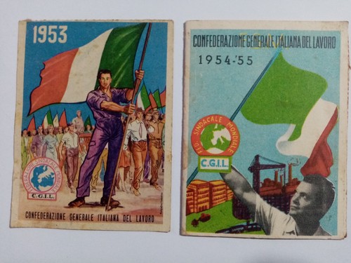 Tessere l 1953 - tessere, 1953/