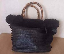Borsa mano twin set rafia - a,