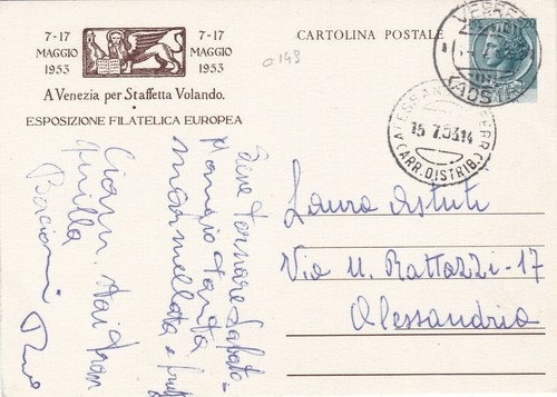 Intero postale lire - intero, 20