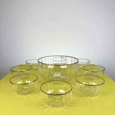 bellissimo servizio in vetro