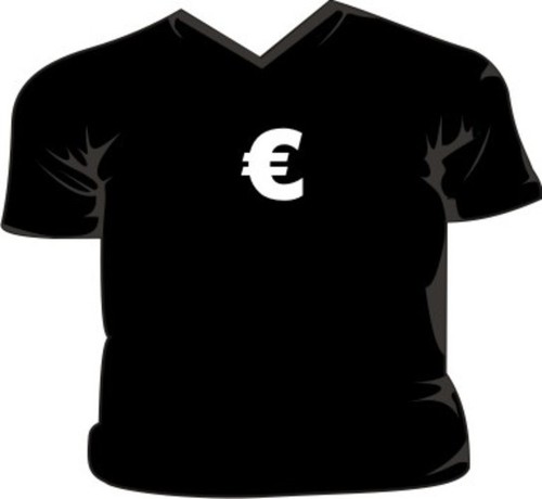 Shirt scollo segno - segno, euro