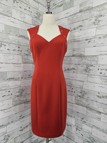 Abito tubino rosso - guess, oro