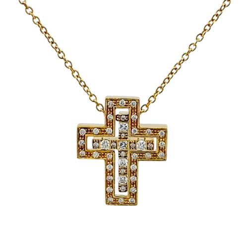 Collana damiani k18 oro giallo - collana,