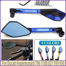Per Ducati Hypermotard 796 1100 821 939 950 Specchietti Retrovisori Antiriflesso