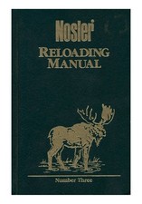 Nosler Reloading Manual Number Three HC 1993 Ammunition  W11