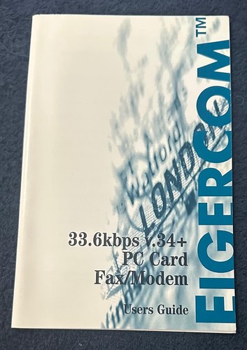 Eiger efx 3360pl fax modem - eiger,