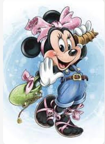 Minnie mouse motivo punto - minnie,