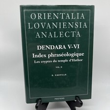 Sylvie Cauville Dendara V-VI