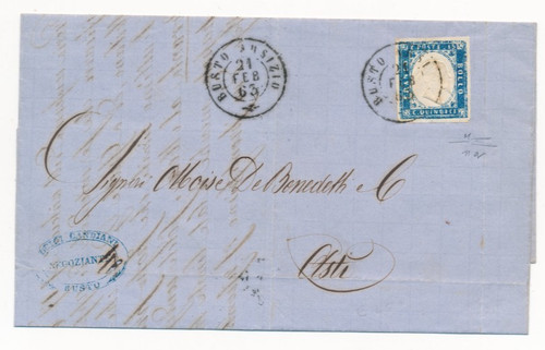 1863 storia postale regno c - 1863,