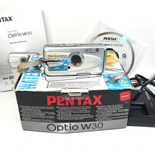 Pentax Optio W30 7,1 megapixel fotocamera digitale subacquea compatta argento con scatola