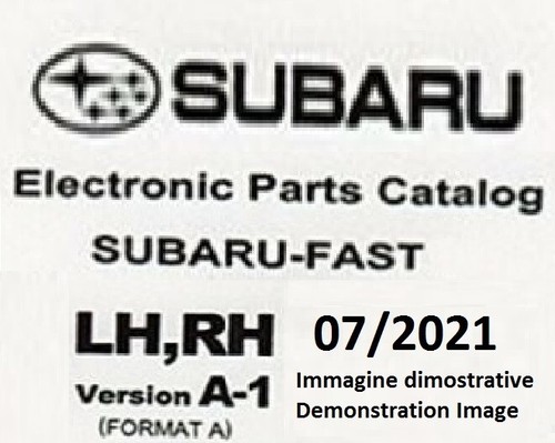 Subaru fast epc 2021 europe - fast, 07/2021