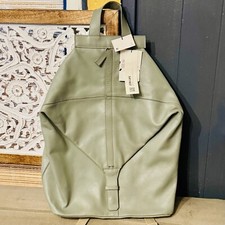 Zara Geometric Gray Leather