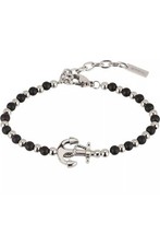 Bracciale uomo breil black - uomo,