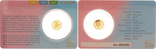Isole salomone dollari - 10, oro