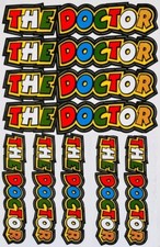 Adesivi kit Foglio Valentino Rossi The Doctor Bici Moto 46 monster energy ducati