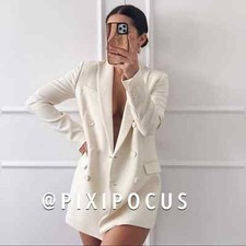 ZARA NUOVO BLAZER DOPPIOPETTO