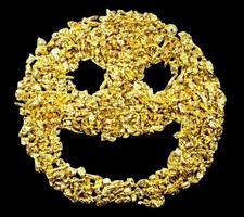 1.000 GRAMMI ALASKAN YUKON BC PEPITE ORO PURO NATURALE #12 MESH (#G120)