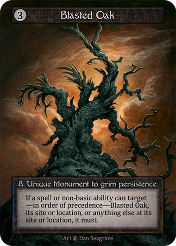 Blasted oak beta sorcery - blasted,