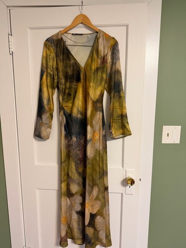 Maxi abito donna zara - maxi, floreale