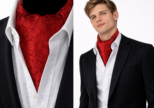 Uomo foulard ascot cravatta - ascot,