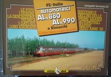 Libro AUTOMOTRICI ALn 880 -ALn 990 E RIMORCHI - MONOGRAFIE FERROVIARIE N°24