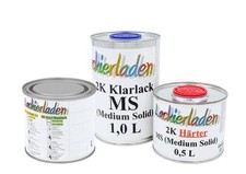 Set vernice auto 2,0 litri MS Mercedes-Benz SLK200 colore a scelta vernice trasparente indurente sprit