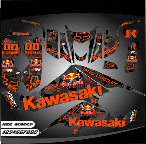 Ltz 400 suzuki wrap - wrap, graphics