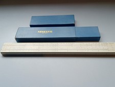 Nestler Slide Rule Rietz Nr 0232  in its original blue box  very good condition
