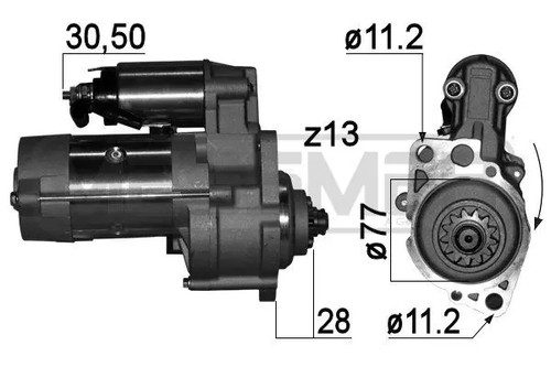 Motorino avviamento senso - di,