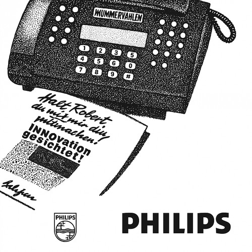 Fax telefono philips - fax,