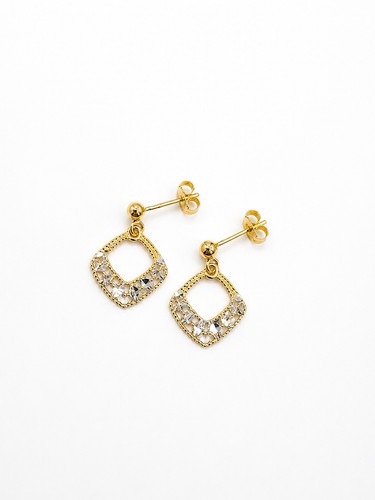 Orecchini pendenti oro 18 - orecchini,