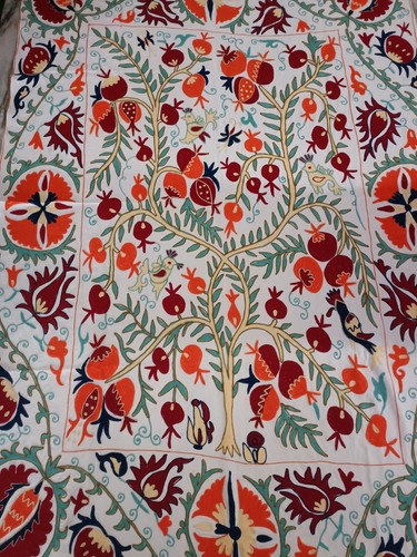 Copriletto suzani cotone - , lana