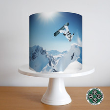 Topper per torta snowboard