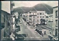 Napoli Torre del Greco Posta PIEGHINA ANGOLO Foto FG cartolina JK5791